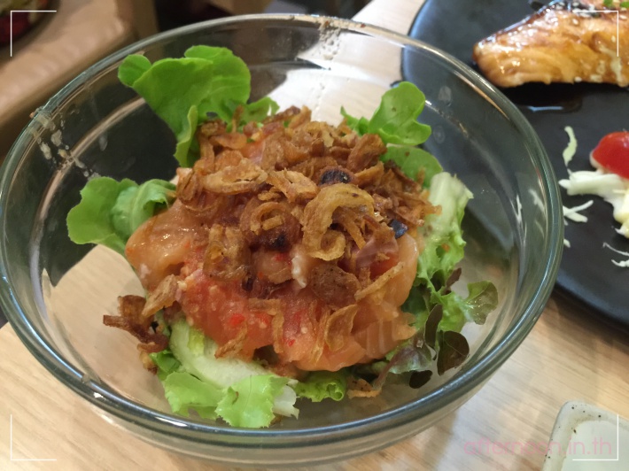 ยำแซลมอน Neta Sushi อาหารญี่ปุ่นบุฟเฟ่ต์