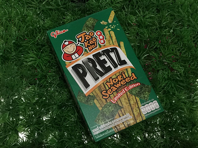 กูลิโกะ เพรทซ์ เถ้าแก่น้อย รสโนริสาหร่าย Limited Edition Glico x Taokaenoi