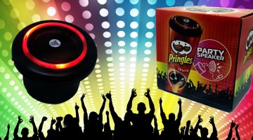 ปริงเกิ้ล, pringles, party speaker, รีวิว, ของแถม, ของพรีเมี่ยม, มันฝรั่งแผ่น, ลำโพง